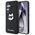 Etui Karl Lagerfeld Leather Monogram Pin  Logo Choupette Head Samsung Galaxy S25 Plus czarny