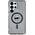 Etui Karl Lagerfeld Button Karl Head      Printed Logo MagSafe Samsung Galaxy S25 Ultra czarny