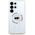 Etui Karl Lagerfeld Button Karl Head      Printed Logo MagSafe Samsung Galaxy S25 Ultra biały
