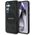 Guess 4G Round Patch Classic Logo MagSafe case for Samsung Galaxy S25 black