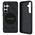 Guess 4G Round Patch Classic Logo MagSafe case for Samsung Galaxy S25 black