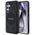 Guess 4G Round Patch Classic Logo MagSafe case for Samsung Galaxy S25 black