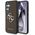 Guess Grained Big 4G Logo Small Classic Logo case for Samsung Galaxy S25 brown
