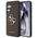 Guess Grained Big 4G Logo Small Classic Logo case for Samsung Galaxy S25 brown