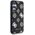 Guess 4G Printed Colored Peony Pattern MagSafe case for Samsung Galaxy S25 black