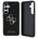 Guess Grained Big 4G Logo Small Classic Logo case for Samsung Galaxy S25 Plus black