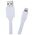 Kabel USB Avacom USB-A - Lightning 1.2 m Biały (DCUS-LIG-120W)