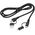 Kabel wtyk USB A/C - wtyk USB C/lightning (2+2) 1m