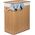 Laundry box with divider G21 63555163, 105l, bamboo