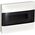 Legrand Πίνακας διακόπτη κυκλώματος LEGRAND PRACTIBOX S, 12 μονάδες, επιφάνεια, λευκό με διαφάνειες 13564208 3414971197930