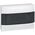 Legrand Πίνακας διακόπτη κυκλώματος LEGRAND PRACTIBOX S, 12 μονάδες, επιφάνεια, λευκό με διαφάνειες 13564208 3414971197930