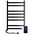 Navin Electric στεγνωτήριο πετσετών Navin Avangard 480*800 Αισθητήρας αριστερά μαύρο 12-228153-4880 13564280 1222815348804