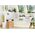 Laundry box with divider G21 63555164, 105l, bamboo