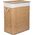 Laundry box with divider G21 63555165, 105l, rattan