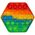 Liniex Pop It - Fidget - Rainbow - 1 τεμ. - Ποικιλία 13939248 5713396501031