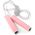 Αθλητικό σχοινάκι SKO Jump Rope GYMSTICK Vivid line 61337 200cm Ροζ 13941096 6430062515411