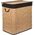 Laundry box with divider G21 63555176, 150l, rattan