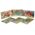 Adar Układanka Puzzle drewniane Dinozaury 543706 mix cena za 1 szt