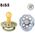 Σαλιάρες BIBS BOHEME 2-PACK KHAKI & DUSTY BLUE M Hevea Rubber Soother 11461008 5713795236725