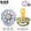 Σαλιάρες BIBS BOHEME 2-PACK KHAKI & DUSTY BLUE M Hevea Rubber Soother 11461008 5713795236725