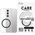 CARE Flagship Case Clear/Black QI Compatible Galaxy S25 Plus