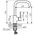 Bateria kuchenna Sourcing Sink faucet FERRO FREYA BFR42S, beige