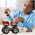 Mattel Hot Wheels Monster Trucks Mega - Pojazd do zbudowania 5-Alarm + łazik ATV Zestaw klocków HHD19