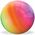 Icom Mondo piłka 230mm Rainbow 26045