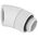 Προσαρμογέας AV Barrow Barrow Adapter 45 Grad G1/4 Zoll AG auf G1/4 Zoll IG - drehbar, wei 13320728 6937826607417