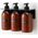 NAGA Soap holder for wall black - for 3 bottles