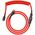 Glorious Glorious GMMK Coiled Cable Crimson Red, Spiralkabel, USB-C/USB-A - rot/schwarz