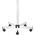 Activeshop Zestaw fotel 210 + lampa lupa led S5 + taboret 302