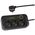 Blow 98-234# Przedłużacz sieciowy ps-330s 3-gniazda 4xusb 1xusb-c 3m czarny 2x1mm