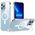 Joyroom Joyroom Magnetic Defender magnetyczne etui do iPhone 14 Pro pancerny pokrowiec z haczykami podstawką przezroczysty (kompatybilne z MagSafe)