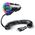 Ładowarka Joyroom Joyroom szybka ładowarka samochodowa 3 w 1 z kablem Lightning 1.5m 17W czarny (JR-CL25)