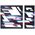 Stealkey Customs Stealkey Customs Lian Li O11D XL Folienset - Glitch 13333287 4260754980140