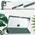 Bizon Case Tab Clear Matt Apple iPad Air 6 / Air 5 / Air 4 / iPad Pro 11 2018 dark green
