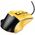 Mysz Hoco HOCO mysz komputerowa gamingowa przewodowa USB A 3600DPI GM31 czarno żółta