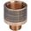 Element redukcyjny 3/8 x 1/2 braz / blyszczacyŁącznik do rur