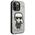 Karl Lagerfeld Etui Karl Lagerfeld do iPhone 14 Pro 6,1" hardcase srebrny/silver Glitter Flakes Ikonik