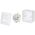 Intellinet Network Solutions Intellinet Gniazdo sieciowe podtynkowe 2x RJ45 Cat6a 10G, STP, białe