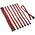 Kolink Kolink Core Pro Braided Cable Extension Kit 12V-2x6 Type 2 - Jet Black/Racing Red 13338811 5999094005723