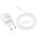 HOCO ładowarka sieciowa Typ C + kabel Typ C do Lightning PD QC 20W N60 biała
