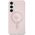Guess Glitter Circle Classic Logo MagSafe Case for Samsung Galaxy S25 Pink