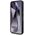 Guess 4G Background Gold Electroplated Peony Pattern MagSafe case for Samsung Galaxy S25 black