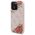 Guess GUHMP16LP4ROPEMCP iPhone 16 Pro     6.3" różowy/pink hardcase 4G Flowers Print MagSafe