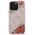 Guess GUHMP16LP4ROPEMCP iPhone 16 Pro     6.3" różowy/pink hardcase 4G Flowers Print MagSafe