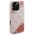 Guess GUHMP16LP4ROPEMCP iPhone 16 Pro     6.3" różowy/pink hardcase 4G Flowers Print MagSafe