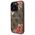 Guess GUHMP16LP4ROPEMCW iPhone 16 Pro     6.3" brązowy/brown hardcase 4G Flowers Print MagSafe