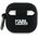 Karl Lagerfeld KLA4RUNCHK AirPods 4       cover czarny/black Silicone Choupette Head 3D
